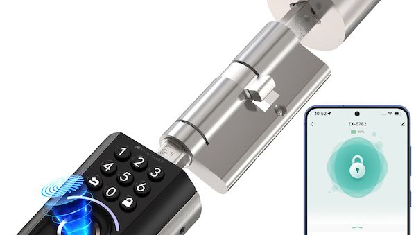 Elektronischer Tür-Schließzylinder TSZ-590 von VisorTech