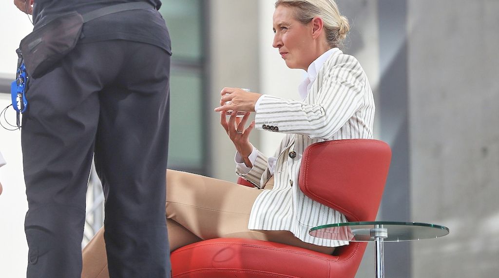 Protestgruppe bewertet Störaktion bei Weidel-Interview als Erfolg