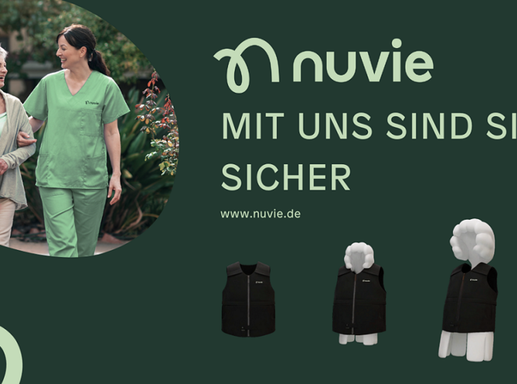Pflegeunternehmen Nuvie setzt neue Maßstäbe: Investoren für innovative Airbag-Weste gesucht