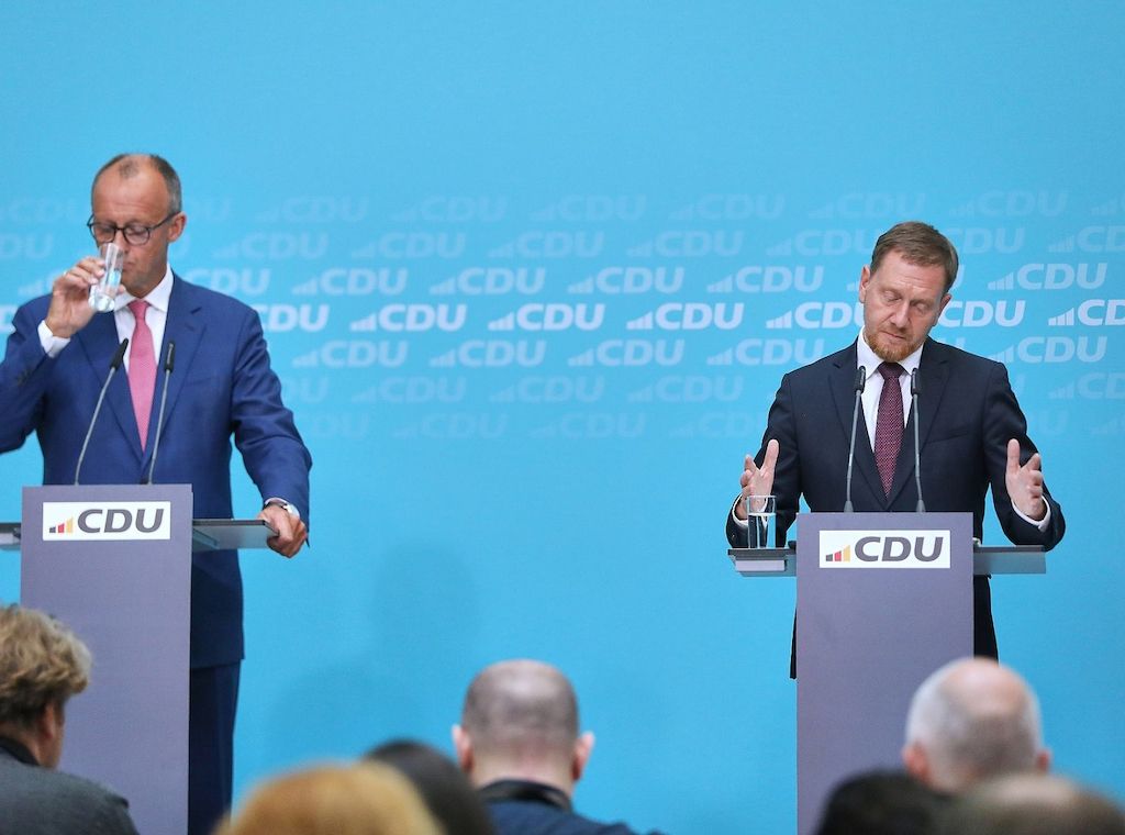 Kretschmer hält CDU-interne Kritik an Merz für normalen Diskurs