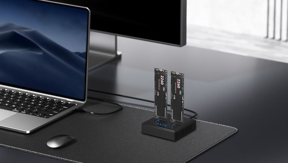Dual-Bay-Dockingstation – SSDs klonen in Rekordzeit