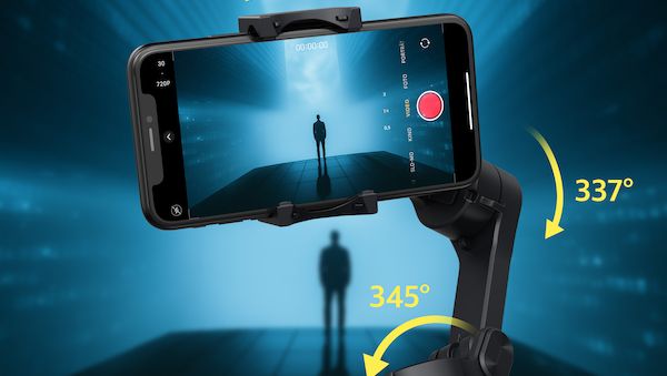 3-Achsen-Smartphone-Stabilisator mit KI-Tracking