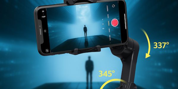 3-Achsen-Smartphone-Stabilisator mit KI-Tracking