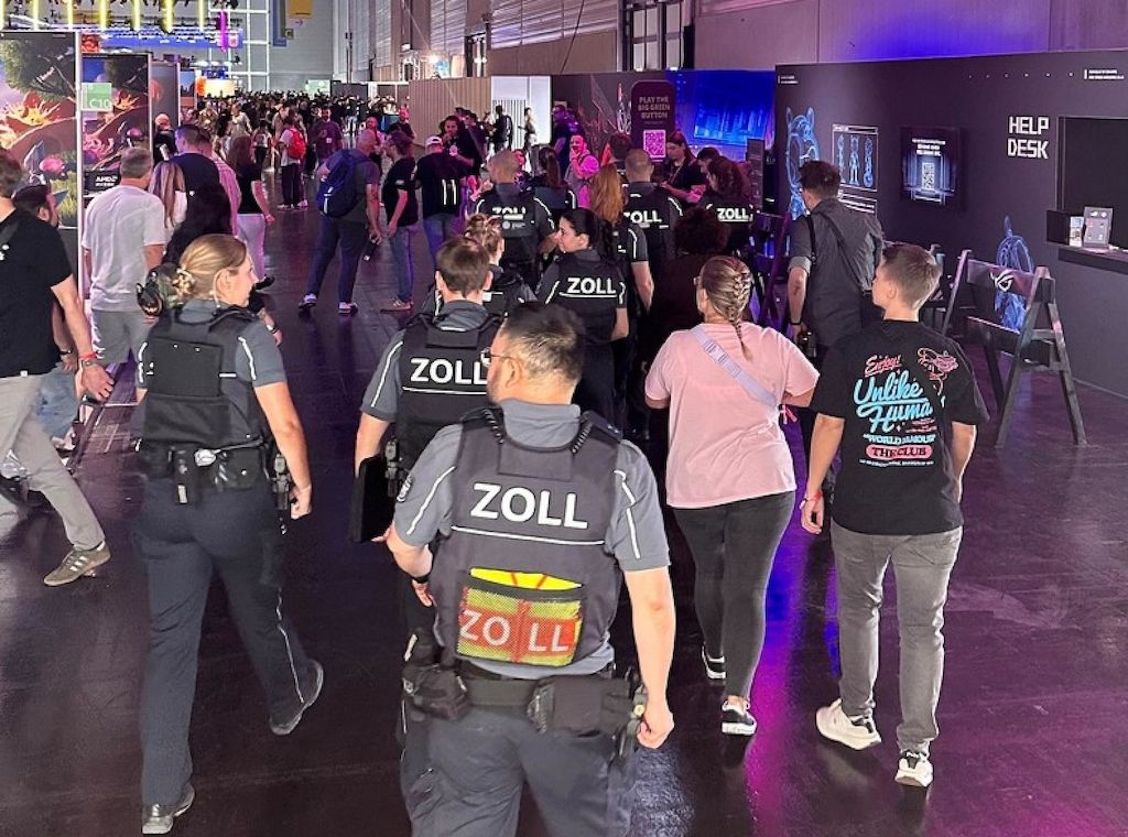 Zoll deckt Schwarzarbeit und Leistungsmissbrauch auf Gamescom auf