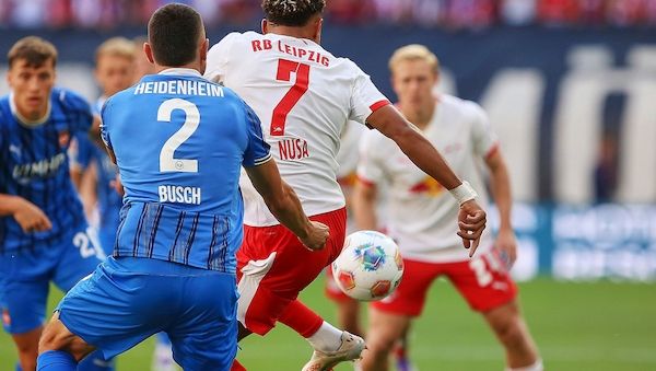 1. Bundesliga: Kombinationsstarkes Leipzig schlägt Heidenheim