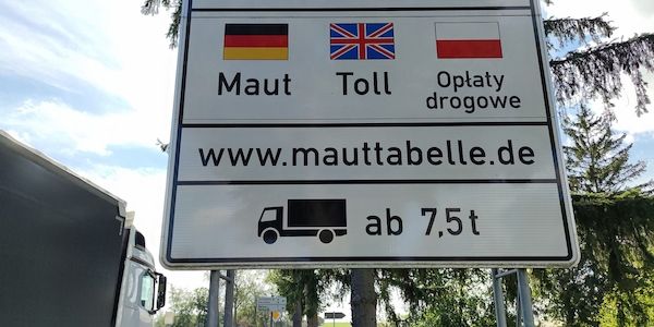 Weniger mautpflichtige Lkws auf Autobahnen