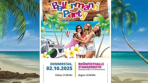 Originale Ballermann Party: Bereits zum 13. Mal in Stangenroth