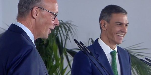 Merz und Sánchez diskutieren in Madrid Haltung zu Israel
