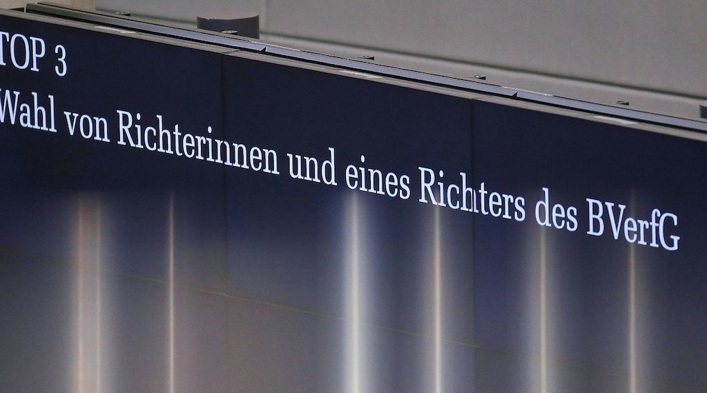Drei neue Verfassungsrichter vom Bundestag gewählt