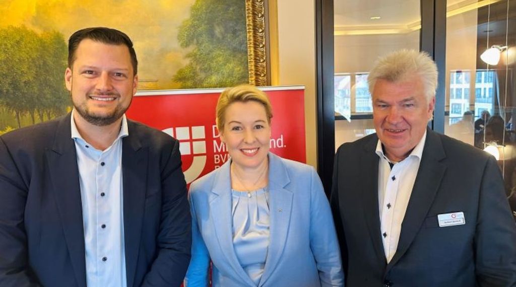 Wirtschaftssenatorin Franziska Giffey beim BVMW: Berlin ist Zugpferd der deutschen Wirtschaft