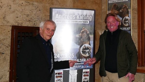 Tierfilmer und Abenteurer Andreas Kieling begeisterte die Zuschauer im Berliner Admiralspalast