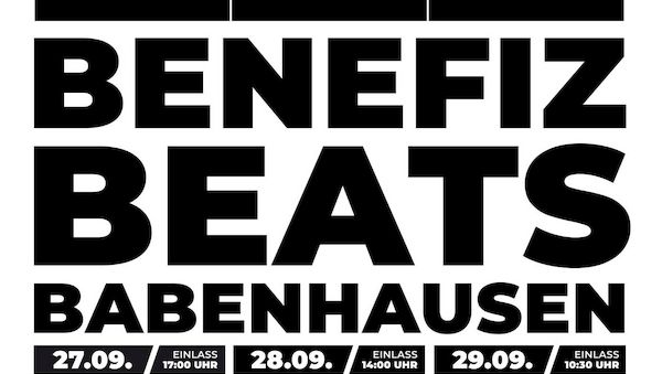 Zugunsten der Flutopfer: Benefiz Beats Festival Babenhausen startet mit originaler Ballermann Party