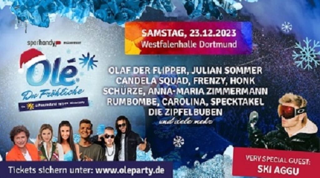 Olé du Fröhliche: Eventtipp für Ballermann-Feeling zu Weihnachten