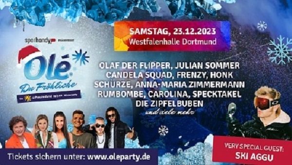 Olé du Fröhliche: Eventtipp für Ballermann-Feeling zu Weihnachten