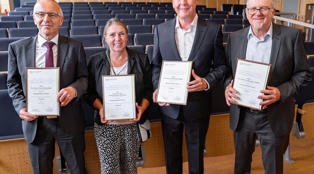 Vier Forscher erhalten Professuren an Medizinischer Universität Lausitz