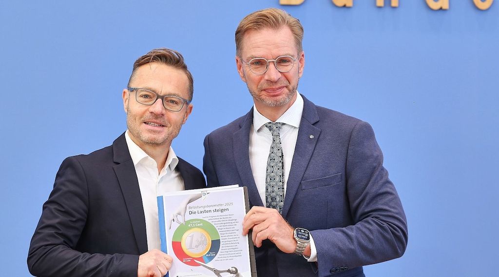Steuerzahlerbund beklagt steigende Einkommensbelastungsquote