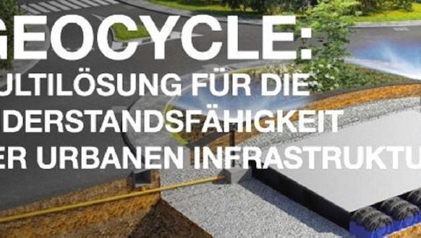 Kreisverkehrsinsel mit kostensparendem Design 