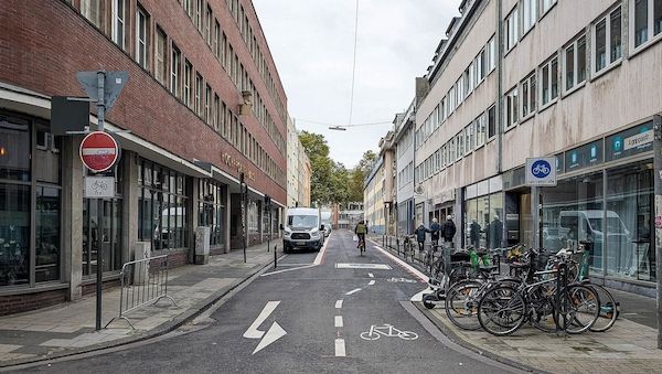 Agrippastraße in Köln wird zur Fahrradstraße