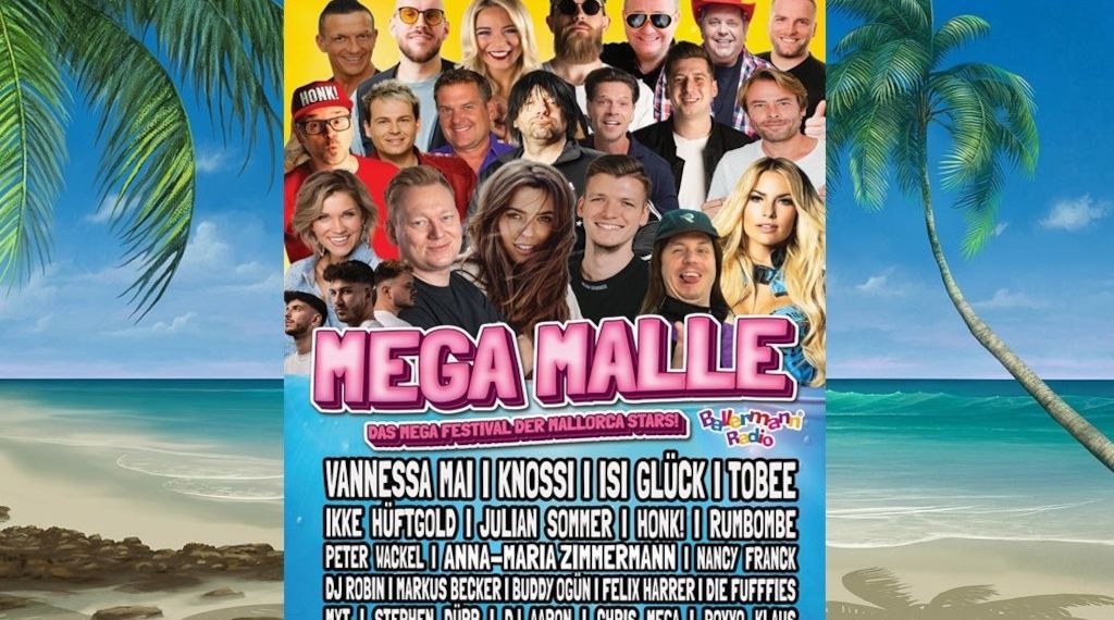 Grandioses Line-Up bei Mega Malle Magdeburg am 16.08.25