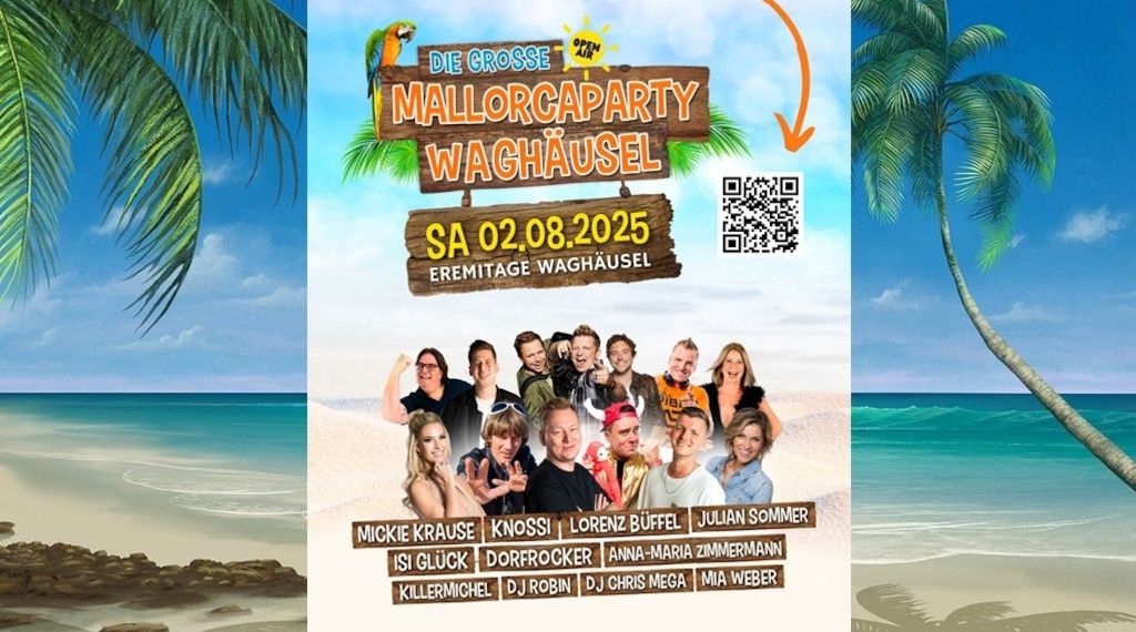 Mallefeeling, wie Du es liebst: Die Mallorcaparty Waghäusel 2025
