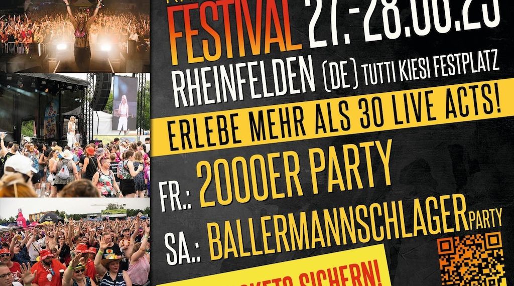 Baden goes Ballermann: Großartiges Programm beim Rheingaudi Festival 2025