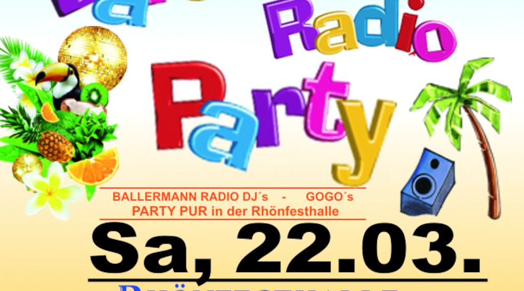 Malle pur! Die originale Ballermann Party an der Playa de Stangenroth