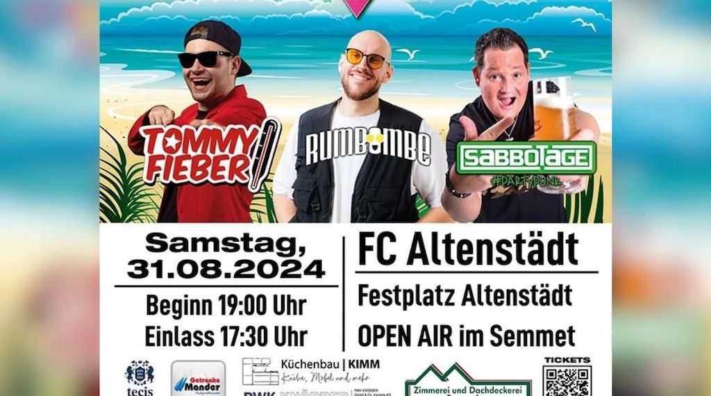 Die originale Ballermann Party am 31.08.24: Auf geht`s nach Altenstädt!