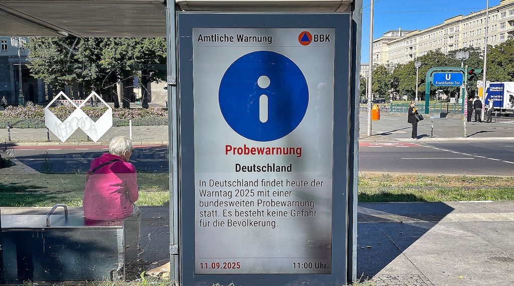 Bundesweiter Probealarm ausgelöst