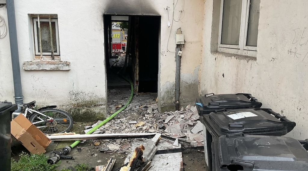 Feuer in Dortmunder Mehrfamilienhaus