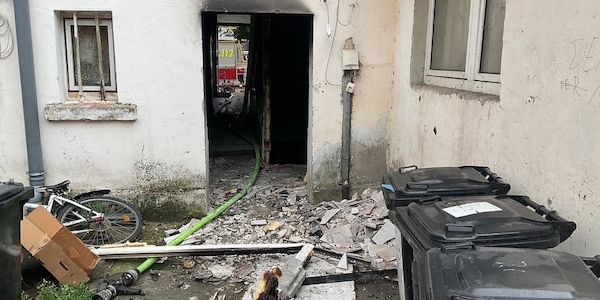 Feuer in Dortmunder Mehrfamilienhaus