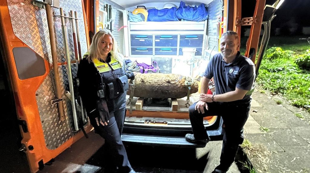 Weltkriegsbombe in Köln-Porz erfolgreich entschärft