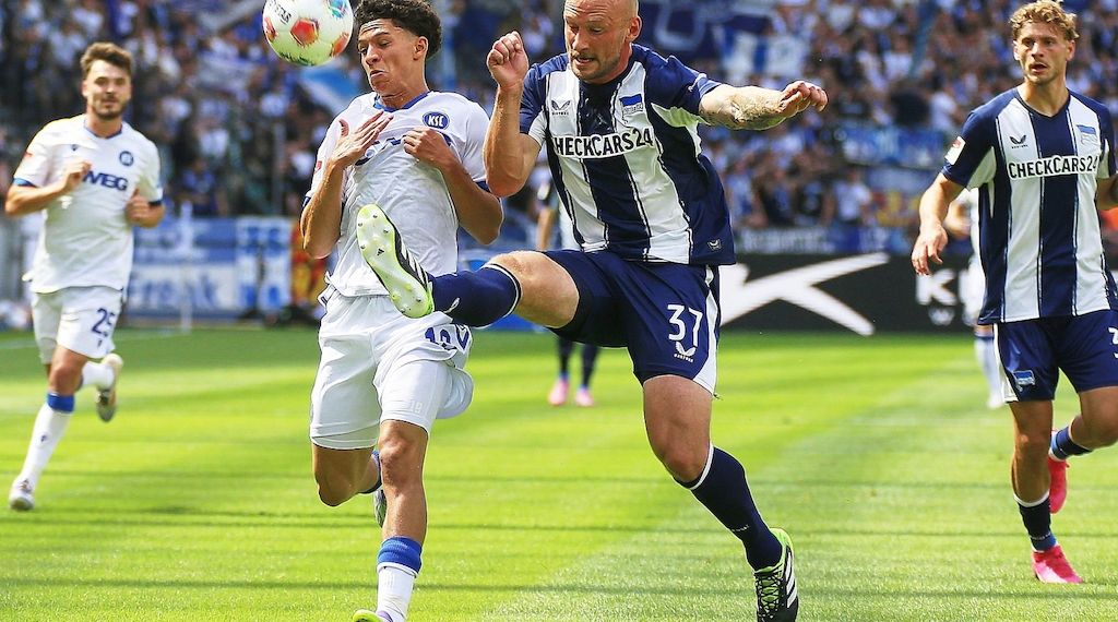 2. Bundesliga: Hertha und KSC trennen sich torlos