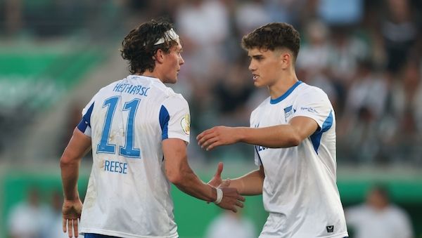 Hertha BSC stattet Nachwuchsspieler Berner mit Profivertrag aus