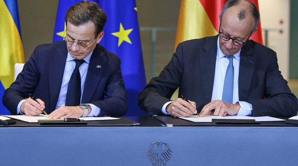 Merz und schwedischer Premier vereinbaren engere Zusammenarbeit