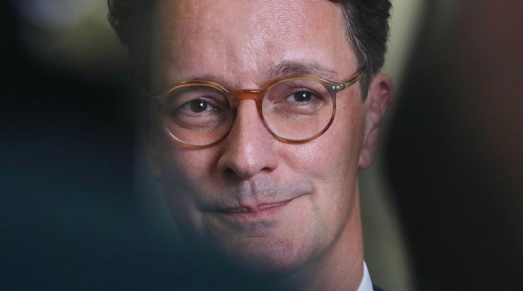 Ministerpräsident Wüst empfängt Gouverneur Walz aus Minnesota in Düsseldorf