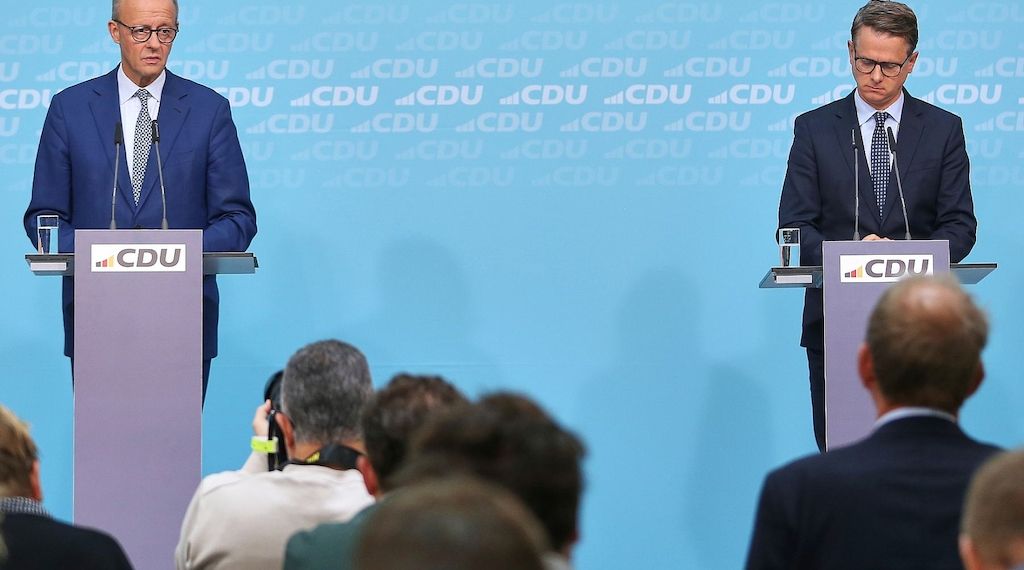 Merz bekräftigt: AfD ist "Hauptgegner" der CDU
