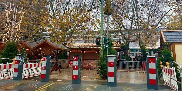 Berliner Weihnachtsmarkt an Gedächtniskirche verstärkt Sicherheit