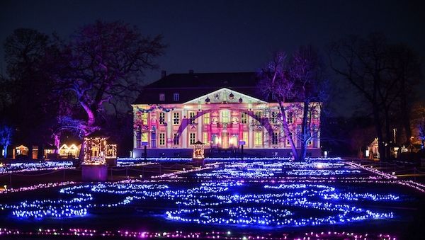 Weihnachts-Lichterfest im Tierpark Berlin eröffnet