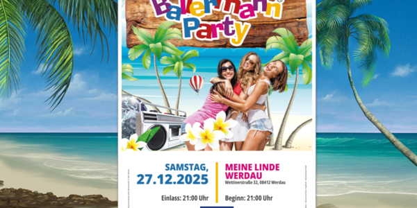 Club Meine Linde feiert originale Ballermann Party in Werdau