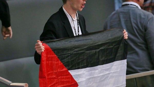 Wieder Pro-Palästinenser-Protest im Bundestag