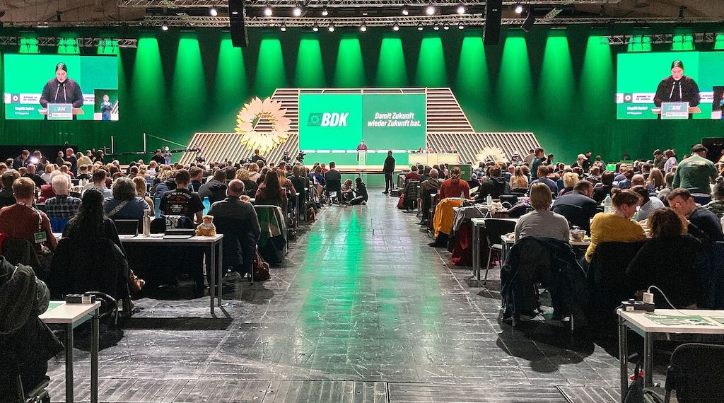 Grüne starten Parteitag in Hannover