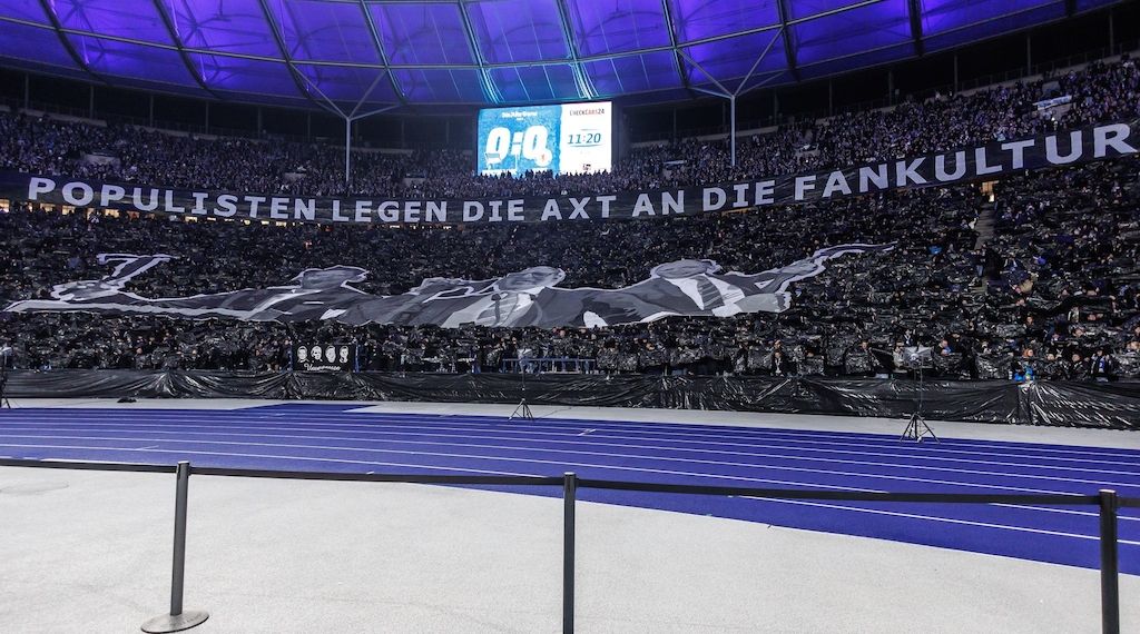 Berliner Fans von Hertha BSC und Union Berlin mit offenem Brief an an Sportsenatorin Iris Spranger