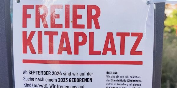 Studie: 300.000 Kitaplätze für Unter-Dreijährige fehlen