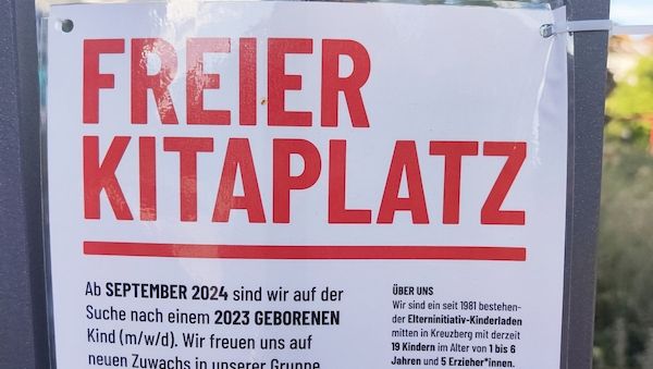 Studie: 300.000 Kitaplätze für Unter-Dreijährige fehlen