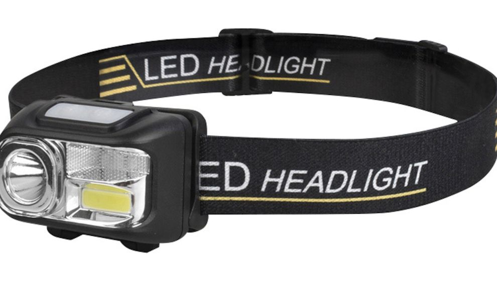 Volle Sicht im Dunkeln – starke 120-Lumen-Stirnlampe mit Gestensteuerung!