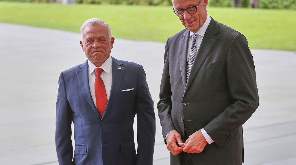 Merz lobt Jordaniens König Abdullah