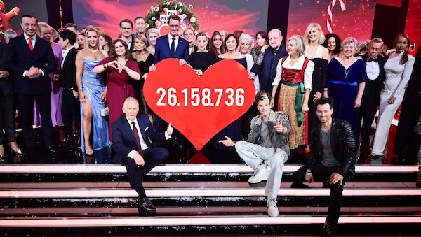 26 Millionen Euro Spenden bei 25. «Ein Herz für Kinder»