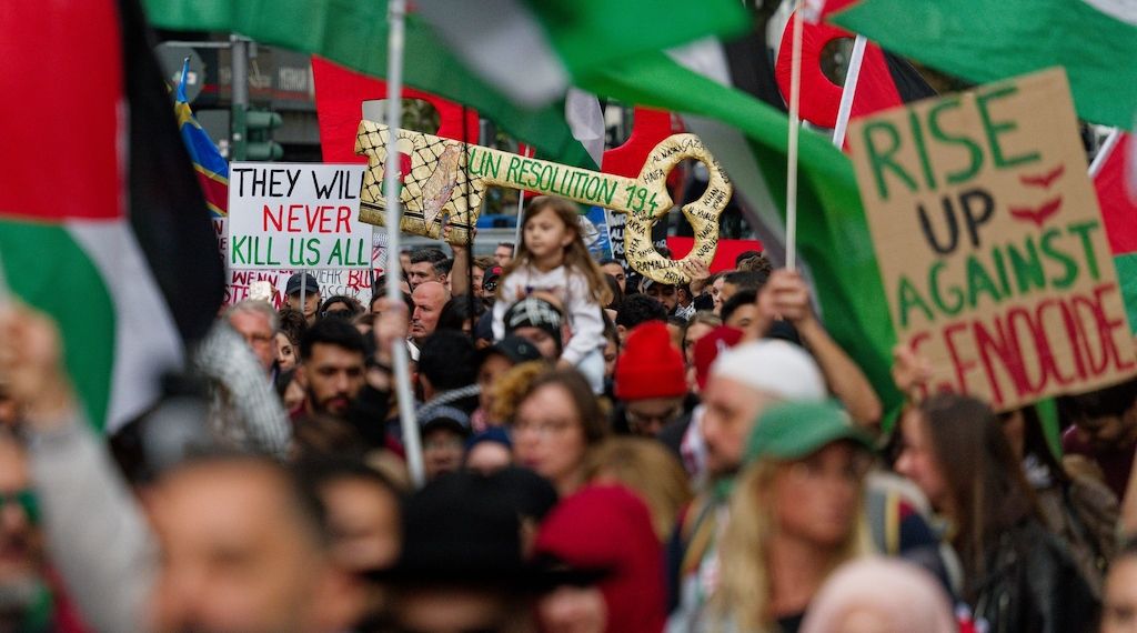 50.000 Menschen in Berlin gegen Gaza-Krieg auf der Straße