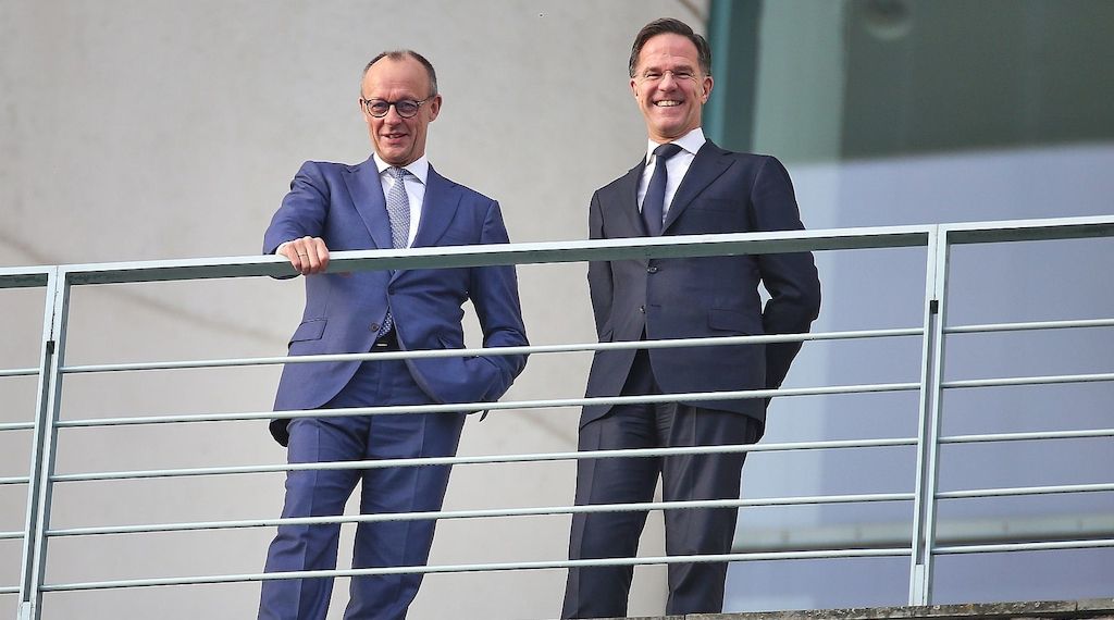 Merz pocht auf Beteiligung an Friedensprozess - Lob von Rutte