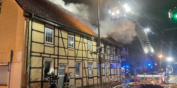 Fachwerkhausbrand in Dortmund-Asseln